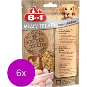 8In1 Freeze Dried 50 g - Hondensnacks - 6 x Kip