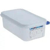 ARAVEN GN 1/4 voedseldoos met deksel 2,8L, 10(h) x 26,5(b) x 16,2(d)cm