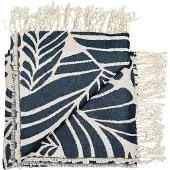 Unique living Fiore Plaid - 130x160 cm - Donker Blauw