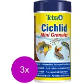 Tetra Cichlid Mini Granules - Vissenvoer - 3 x 250 ml