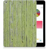 B2Ctelecom Apple iPad 9.7 2018 | 2017 Silicone Tablet Hoes Green Wood