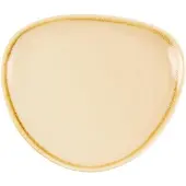 Olympia Zandsteen porselein driehoekige borden 16,5cm (6 stuks)