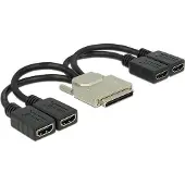DeLOCK VHDCI-68 (m) naar 4x HDMI (v) adapter - 0,20 meter