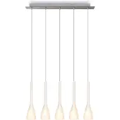 Linea Verdace Hanglamp Vase 5 - inox - 5x40w E14