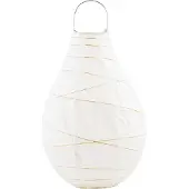 House Doctor Waxinelichtjeshouder Drop Ø 24x35 cm Wit