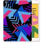 B2Ctelecom Apple iPad 10.2 | iPad 10.2 (2020) | 10.2 (2021) Back Cover Funky Triangle