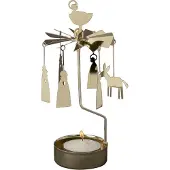 Pluto Design Rotary kaarsenhouder Kerst kribbe - goud