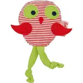 Käthe Kruse grijpfiguur uil rood/groen 14 cm