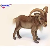 Hansa Pluche geit knuffel - 40 cm - boerderij knuffels - geiten