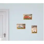 VAN IKKE Muursticker Auto's