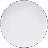 Tokyo Design Studio - Nippon White Gold Rim Plate 30cm Stripe