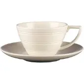Wedgwood Jasper Conran Casual Schotel Cappuccinokop creme, 18 cm