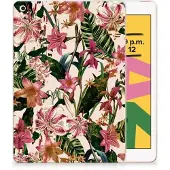 B2Ctelecom Apple iPad 10.2 | iPad 10.2 (2020) | 10.2 (2021) Siliconen Hoesje Flowers
