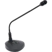 Omnitronic Zwanenhals Spraakmicrofoon MIC SHD-1 Zendmethode:Direct Voet