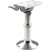 VETUS Sliding Gas Adjustable Seat Foot Zilver 56-80 cm
