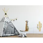VAN IKKE Muursticker Stokstaartje XL