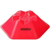 Sportec afbakenbollen hexagonaal 10 stuks roze
