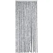 Arisol Vliegengordijn - 'kattenstaart' - 220x90 Cm - Grijs/Antraciet/Wit