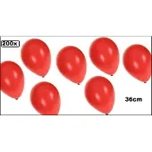 Themaparty 200x Kwaliteitsballon metallic paars 36cm