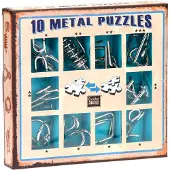Eureka 10 Metalen Puzzels Blauwe Editie