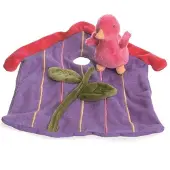 Egmont Toys - Kiekeboe vogel - Knuffellapje