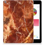 B2Ctelecom Back Cover voor Apple iPad 9.7 2018 | 2017 Tablet Back Cover Marmer Bruin