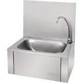 Vogue Wasbak met Kniebediening | Inox