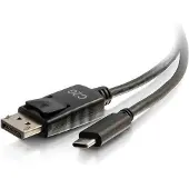 C2G 80542 USB-C DisplayPort Zwart kabeladapter/verloopstukje