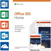 Microsoft Office 365 Home Abonnement 1 jaar NL