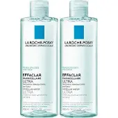 La Roche-Posay Effaclar Micellair Water - Gezichtsreinigingsmiddel - voor een vette huid en Acne - 2x400ml