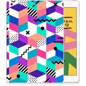 B2Ctelecom Apple iPad 10.2 | iPad 10.2 (2020) | 10.2 (2021) Back Cover Blokken Kleurrijk
