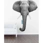 VAN IKKE Muursticker olifant