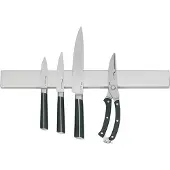 kela Magnetische Messenhouder Plan Zilver 36 x 5 x 1,5 cm