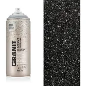 Montana Graniet Effect 400ml Spuitbus - Zwarte granietlook - Graniet Effect Voor Meubels, Muren Etc