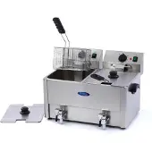 Maxima Frituurpan - 2x 8 L - 2 Manden - met Tapkraan