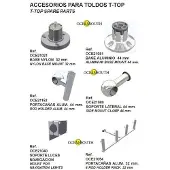 OceanSouth Tube Rod Holder Grijs 44 mm