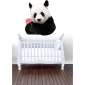VAN IKKE Muursticker Panda