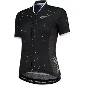 Rogelli Delta Fietsshirt - Korte Mouwen - Dames - Zwart, Wit - Maat XS