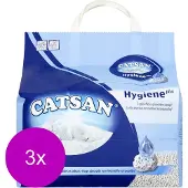 Catsan Hygiene Plus - Kattenbakvulling - 3 x 10 l
