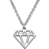 Montebello Ketting Agnetha - Dames - 316L Staal - 11 x 12 mm - 46 cm