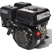 vidaXL Benzinemotor 6,5 PK 4,8 kW zwart