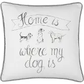 Clayre & Eef Kussenhoes 40*40 cm Wit | DOL20 |