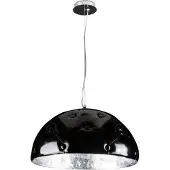 Linea Verdace Hanglamp Chesterfield Ø55cm - zwart / zilver - 3x60w E27