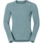 Odlo Ondershirt Mens L/S Crew Neck Warm Grey Melange-XXL