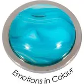Quoins QMEK-M-DA-B Disk Cats Eye Light Green Medium