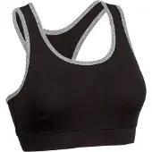 Avento Sport BH - Dames - Zwart/Grijs mêlee - 40