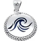 MOOYE ® - Collectie Zilveren Golf kettinghanger