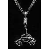 MOOYE ® - Collectie Zilveren Auto klein hanger én bedel