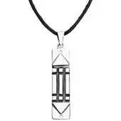 EtNox Atlantis zilveren hanger,Atlantis ketting hanger