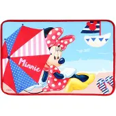 Minnie mouse deurmat - rood - kleed - 60 x 40 cm.